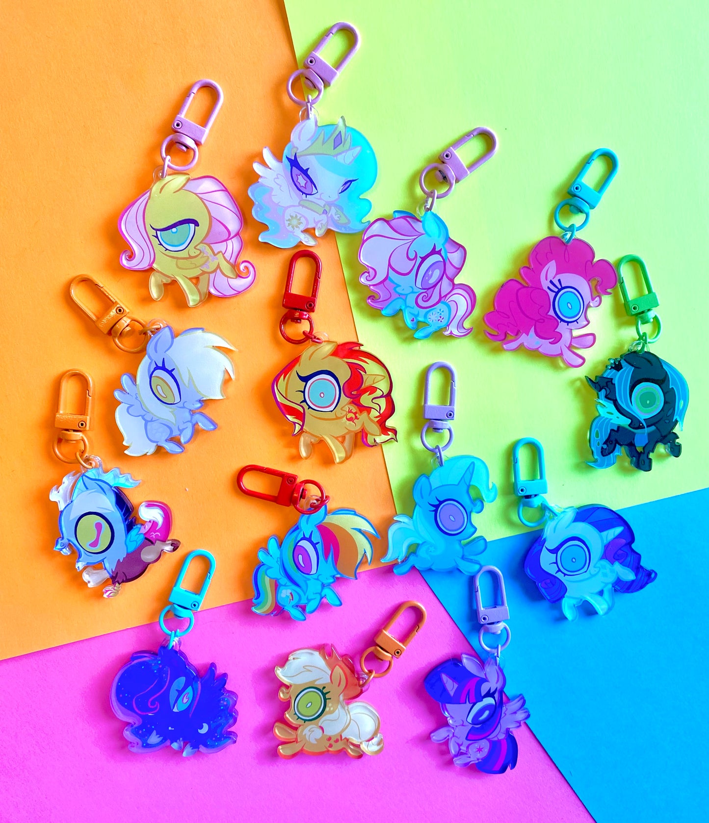 Schtüpid Pony Keychains
