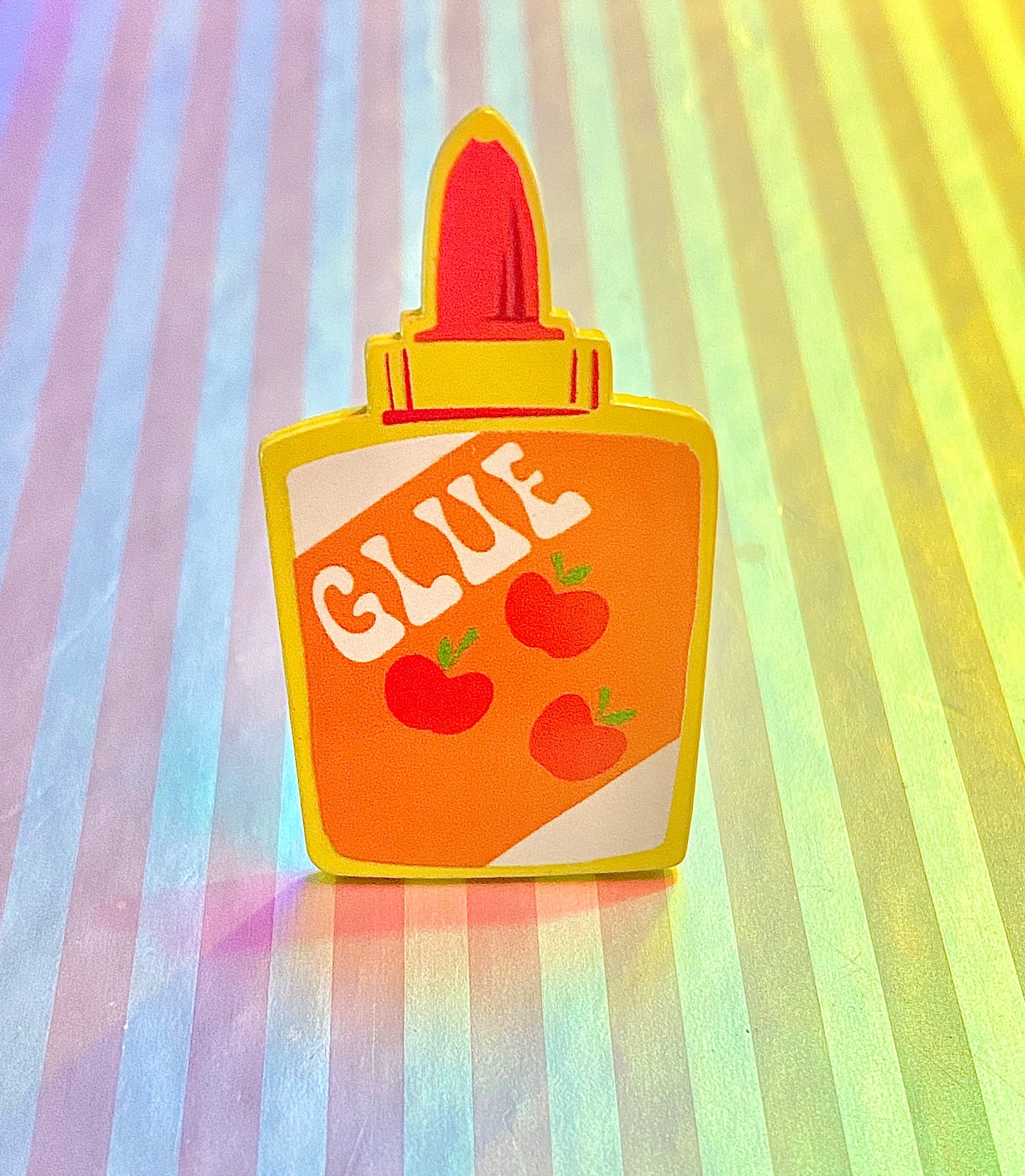 Friendship is the Glue Pin - Apple