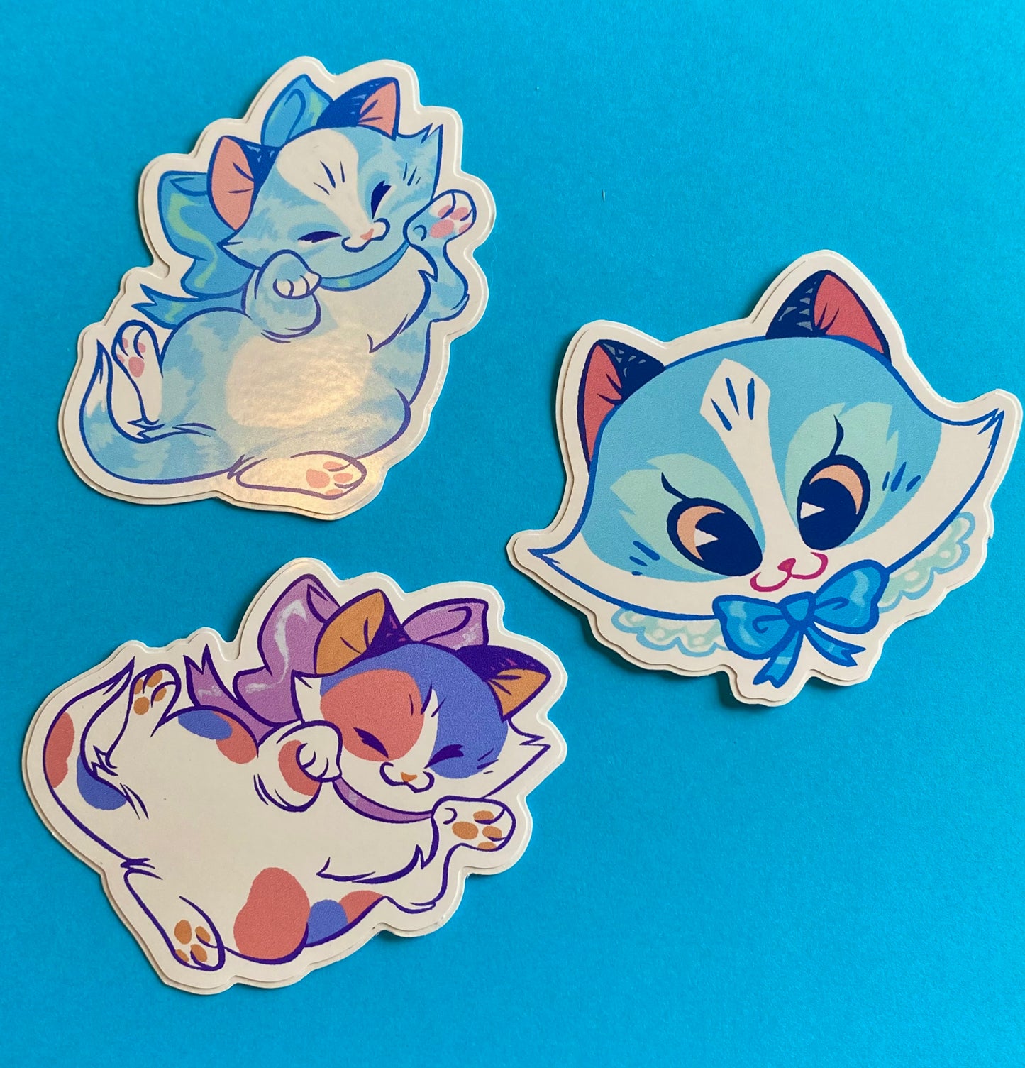 Blue Kitten Sticker Pack