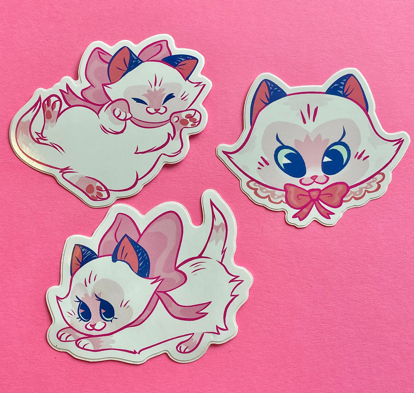 Pink Kitten Sticker Pack