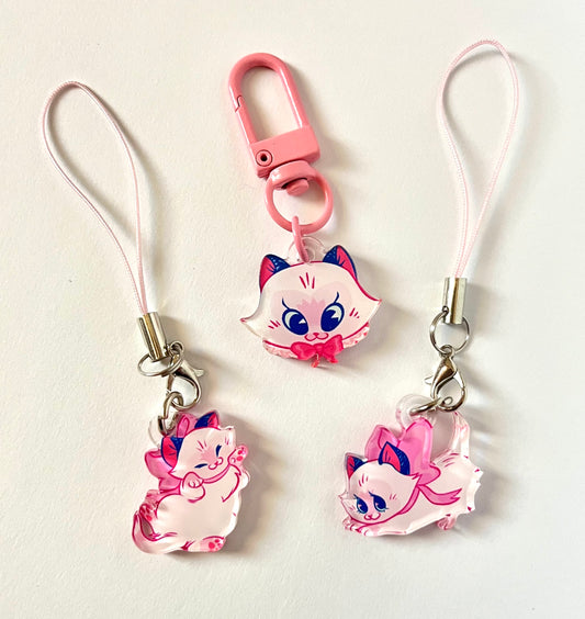 Persnickety Kitty Charms